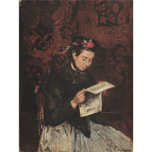 Lezende vrouw, 1878